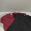 Real Essentials 3 Pack: Mens 100% Cotton Casual T-Shirts Plain Jersey Shirts Fashion Tees (X-Large)