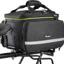 35L Bike Storage Bag Double Side Pannier Bags, Waterproof Cargo Rack Pack Saddle Bag Shoulder Bags with Rain Cover for Riding,Multi-function Bicycle Rear Seat Trunk Panniers Pouch Cycling Accessories