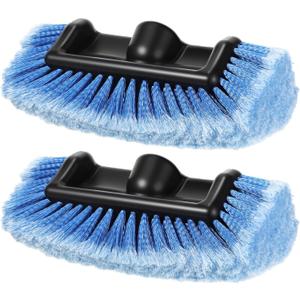 Tanlade 2 Pcs Car Wash Brush Head with Soft Detailing Bristle Flow Through Car Cleaning Brush Exterior Wash Equipment for Auto Truck RV Boat Camper(12 Inch,Blue) Tanlade 2 Pcs Car Wash Brush Head with Soft Detailing Bristle Flow Through Car Cleaning Brush Exterior Wash Equipment for Auto Truck RV Boat Camper(12 Inch,Blue)