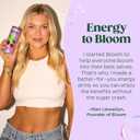 Bloom Nutrition Sparkling Energy Drink - Variety Pack - Natural Caffeine, Zero Sugar, 180mg Caffeine - Antioxidant-Rich with Green Coffee Bean, Green Tea Extract, Prebiotics - 12oz 12 Pack (EXP 07/31/27)