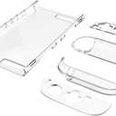 2 x 3 in 1 Dockable Crystal Clear Protective Case Cover Compatible with Nintendo Switch 2 Model 2025