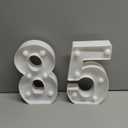 85th Birthday Decorations for Women, 85th Party Decor for Men, Light Up Numbers 85 Centerpieces Table Sign, 85 Birthday Supplies Gifts for Her & Him