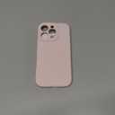 Vooii Compatible with iPhone 16 Pro Case, Liquid Silicone Upgrade [Camera Protection] [Soft Anti-Scratch Microfiber Lining] Shockproof Phone Case for iPhone 16 Pro 6.3 inch - Chalk Pink