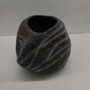 MEOWFIA Cat Cave  Premium Felt Cat Bed for Indoor Cats, Handmade 100% Merino Wool (Medium, Dark Grey)