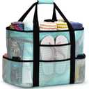 oscaurt Mesh Beach Bag Extra Large Waterproof Sandproof Beach Tote Pool Swim Bag Travel Vacation Essentials