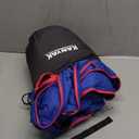 Camping Wearable Blanket, Large Hooded Poncho Windproof & Water-Repellent, 75 x 55 inch, Warm & Portable, for Outdoor, Sports, Concerts, Travel, Picnic, Car, Gift (Blue)