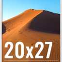 LaVie Home 20x27 Picture Frame for Wall Display, 20x27 White Picture Frame with HD Plexiglas, 20 x 27 Poster Frame 1 Pack, Display Frame for Vertical or Horizontal, Classic Collection