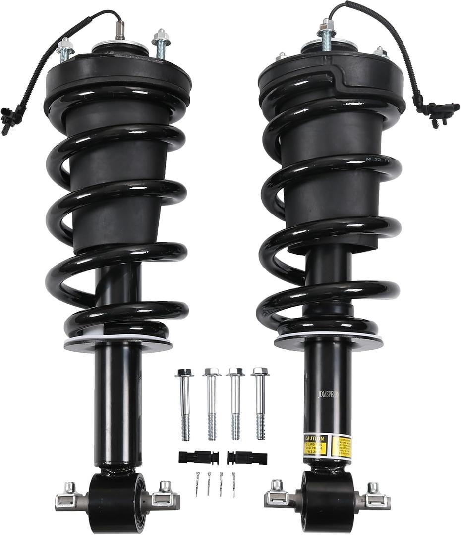 Front Air Strut Shock Absorber with Spring Magnetic Assembly Compatible with 2015-2020 Cadillac Escalade ESV Chevrolet Suburban Tahoe GMC Yukon XL Replace# 84176631, 23464589, 580-1108