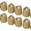 24-Pack Flameless LED Tea Lights Candles Battery Operated, 200+Hour Fake Electric Candles TeaLights for Votive, Aniversary, Wedding Centerpiece Table Decor, Funeral, Halloween, Christmas