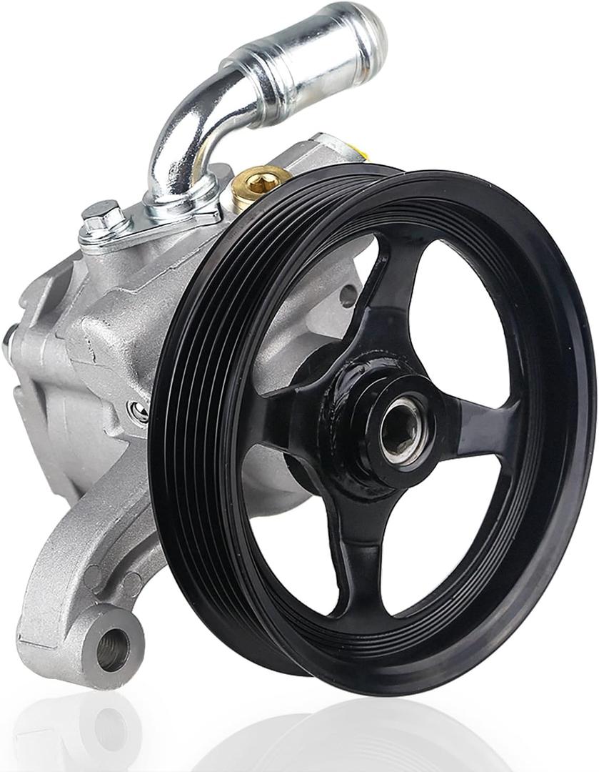 WMPHE Power Steering Pump with Pulley Compatible with Buick Enclave GMC Acadia 2008 to 2017, Chevy Traverse 2009 to 2017, Saturn Outlook 3.6L V6 2007 to 2010, Replacement for 20-2403, 96-2403