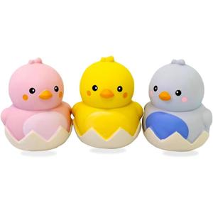 Latex Dog Squeaky Toys Rubber Duck Dog Toy Easter Dog Toys for Small Dogs (3pack)