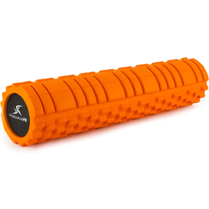 ProSource Sports Medicine Foam Roller 24" x 6" / 13" x 6" with Grid for Deep-Tissue Massage and Trigger-Point Muscle Therapy