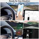 Tesla Phone Mount Holder for Tesla 3/Y/S/X Accessories Screen Holder Center Console Display Phone Accessories