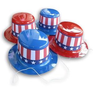 Patriotic Hat Blue, Pack of 5, Blue