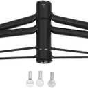 Cabilock Folding Metal Christmas Tree Stand Suitable for Foot Artificial Trees Easy to Install and Portable Bracket Base for Holiday Decorations Blackish