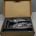 KENES Matte Black Bathroom Faucet Single Handle Tall Vessel Sink Faucet Vanity Bathroom Faucet Basin Mixer Tap with Water Supply Hose and Pop Up Sink Drain, LJ-9031A-2