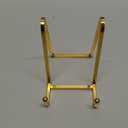 Plate Holder Easel Display Stand - 4.5 inch Metal Plate Stands for Display - Tabletop Picture Stand - Gold Iron Easels for Display Pictures | Photo Frames | Book | Decorative Plates | Plaque -1 Pack