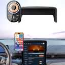 Wireless Charging car Phone Holder for Ford Mustang Mach-E 2021-2025 Accessories 15.5 inch Screen Fixed Clip,360 Rotation car Phone Mount Compatible with MagSafe