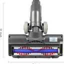 Upgraded Hardwood Floor Vacuum Attachments with Headlights for Dyson V6 DC59 DC61 DC74 , Replacement Parts Motorhead,Soft Roller &PP Bristle Motorized Brush Accessories for Tile,Carpet,Rug Cleaning.