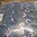 Arden Outdoor Deep Seat Cushion Set, 22 in x 24 in, Weather-Proof, Rain-Proof, Fade Resistant Patio Cushion Sapphire Aurora Blue Damask