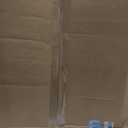 Amazon Basics Bubble Wrap for Moving, Packing, Shipping and Storage, Perforated Protective Cushioning for Fragile Items, 12-inch x 175-ft Long Roll, Small 3/16", Clear