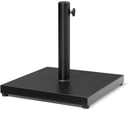 43lb Patio Umbrella Base Stand, Outdoor Square Concrete Stand Heavy Duty Market Umbrella Pole Holder, Black