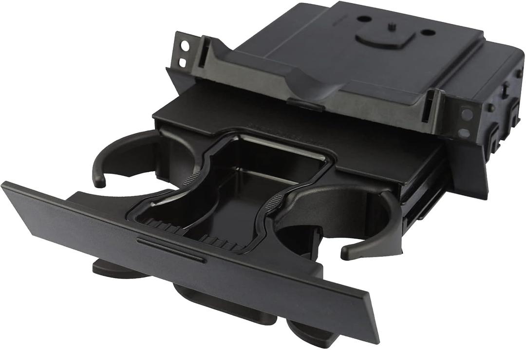 TQPONLY Dashboard Cup Holder Insert Ash Tray Black Compatible with 2004-2008 Ford F150 Accessories Replacement 6L3Z-1504810-AA