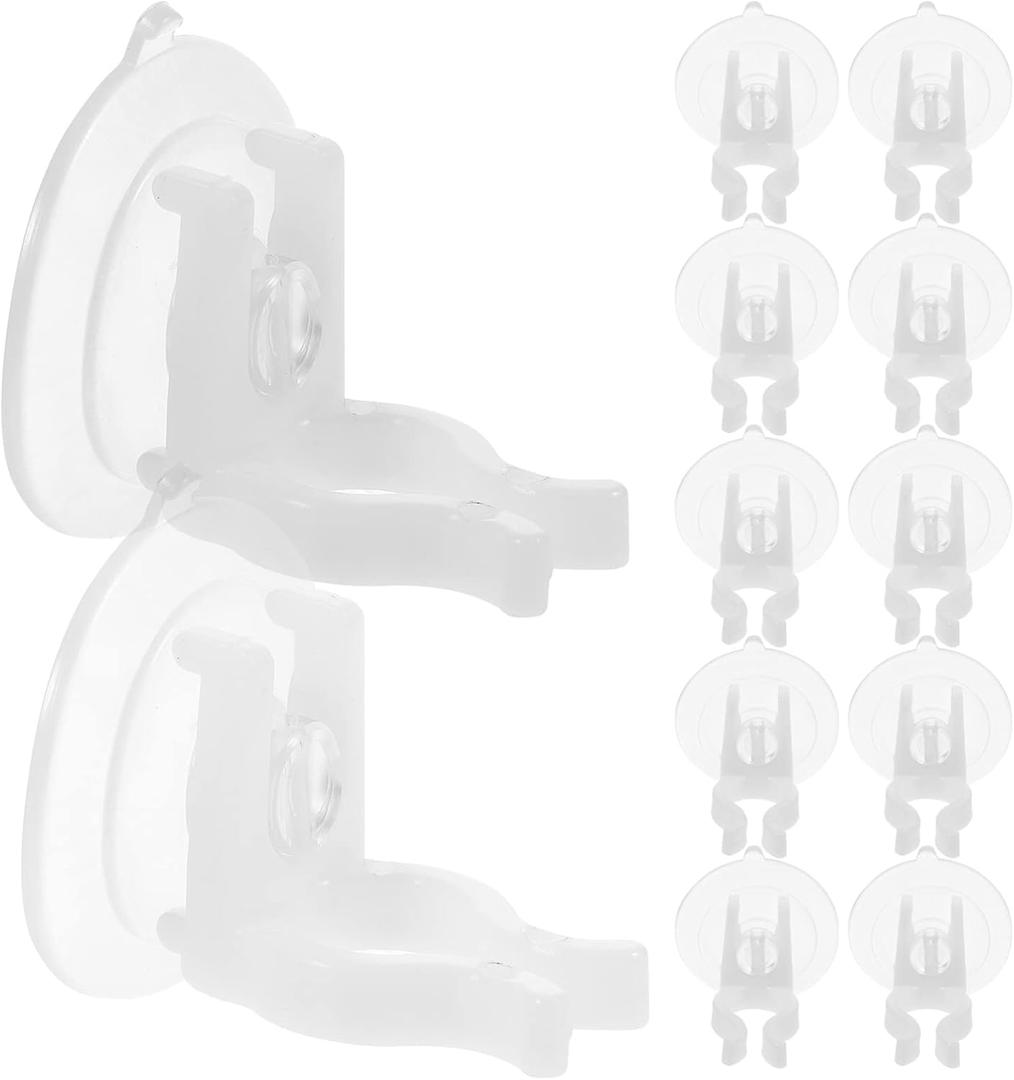 STOBAZA Electronic Candle Suction Cup Accessories 12 Pcs Strong Hold Window Candle Holders for Led Flameless Candles Perfect for Home Decor and Party Decorations