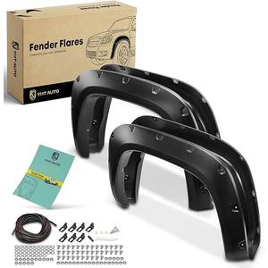 YHTAUTO Pocket Bolt-Riveted Style Fender Flares for Toyota Tundra 2022-2026