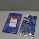 STARSIDE Set of 3 Plastic 2025 Graduation Tablecloth,54"x108" Graduation Party Table Decorations,Congrats Grad Disposable Tablecovers for Congrats Grad Party Supplies (Blue)