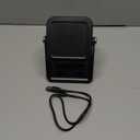 Wireless Induction Speaker 5-in-1 Bluetooth Speaker with Phone Stand,Stereo Sound, 3500mAh Rechargeable, 8 RGB Ambient Light, 360 Adjustable Holder for iPhone/Android/iPad,Gifts for Men Women (Black)