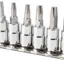 Performance Tool W36790 7pc 1/4-Inch Drive X-Trax Set for Stripped Screw Extractor Kit for Broken Bolt Extractor All-Purpose HSS Bolt Extractor Screw Remover Set