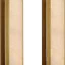 Lirvama 19.7" Alabaster Wall Sconce Set of 2, 18W LED 3000K Warm White