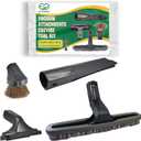 EZ SPARES 4Pcs Vacuum Attachments Compatible with Rainbow Cleaner Vacuum Horsehair Brush,Dusting Floor Brush Tools,Cleaning Wand Accessories,Vacuum Attachments Crevice Tool Kit