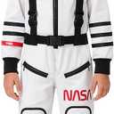 Astronaut Costume for Kids Halloween Party Dress Up Space Gifts (5-7 Years)