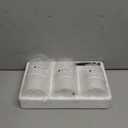 Eywamage Clear Glass Flameless Candles with Remote Timer, Flickering Battery LED Pillar Candles Set of 3