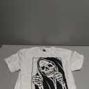 Funny Skull Stay Positive Skeleton Halloween Motivational T-Shirt Small