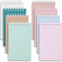 Ddaowanx Small Notebooks,3x5 Pocket Spiral Notepads With Lined Pages - The Perfect Little Mini Notebook to Stay Organized and Boost Productivity at Work or School (8, Cute Colors)