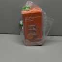 Bedside Water Carafe and Glass Set - 28oz Clear Glass Pitcher with 7oz Cup Lid for Bedroom Nightstand, Mouthwash Dispenser & Tumbler Set for Bathroom