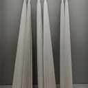 LazBlinds No Tools No Drill Cordless Lift Cut to Size Pleated Paper Blinds for Windows, Light Filtering Clip On Self Adhesive Temporary Window Blinds for Home(36" W x 72" H x 6 Pack, White)