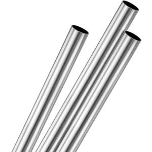3-Pack 400mm 304 Stainless Steel Tube, 5mm OD 0.2mm Wall Thickness Seamless Stainless Steel Tubing for Construction/Machining/DIY Crafting, Metal Straight Pipe [0.2x0.01x15.7IN]