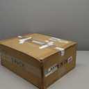 SNSLXH 5 Pack Stackable Closet Storage Basket, Multifunctional & Foldable Closet Organizer for Bathroom Kitchen Laundry Room Wardrobe Storage, Space-Saving Clothes Storage Drawer Organizer, White