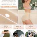 FINETOO Womens Tummy Control Shapewear Underwear High Waisted Seamless Panties Girdle Full Coverage Postpartum Briefs