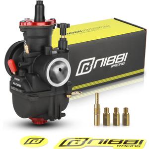 NIBBI Carburetor PWK 24mm Motorcycle, 125cc-150cc Power Carb With Carb Jets, Fit GY6 Engine Dirt Bike Mini Bike SSR TTR Apollo TaoTao ATV