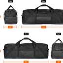 Fitdom 123L 42" Heavy Duty Extra Large Duffle with Upgrade Zipper, Durable & Water Resistant. Perfect as Camping Bag Travel Storage Tent Storage Sports Equipment Bag For Coaches & More