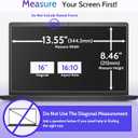3 x 3 Pcs 16" Anti Blue Light Screen Protector Compatible With Lenovo Hp Dell Acer Asus Samsung etc Laptop-16:10 Aspect, 16 Inch Computer Monitor Glare Filter Uv Blocker Shield Cover Eye Protection Film