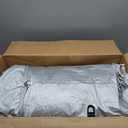 NEVERLAND Waterproof ATV Cover, Outdoor Heavy Duty Quad Cover Tear-Resistant 4 Wheeler Covers All Weather UV Protection for Polaris Sportsman Yamaha Honda Quad Bike (Silver & Black, XL)