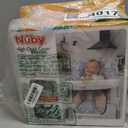 Nuby Baby High Chair Cover - Protects from Spills and Crumbs - Water Resistant for Easy Cleanup - Brush Strokes Print