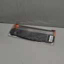 Evteck Paper Cutter 12 Inch Paper Trimmer Slider Crafting Scrapbooking Supplies for A4 Vinyl Photo Cardstock with Security Blade and Foldable Ruler (Black)