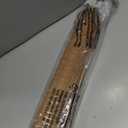LazBlinds No Tools No Drill Bamboo Roller Shades, Cordless Bamboo Blinds, Light Filtering Roll Up Blinds for Windows, French Door, Porch or Patio, 26'' W x 40'' H, Ceylon Light Russet